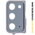 Back Camera Lens With Cover Bezel Ring For Samsung Galaxy Note 20 5G (Mystic Gray)