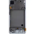 OLED Assembly With Frame For Samsung Galaxy A71 5G (A716U / 2020) (Refurbished) (Prism Cube Silver)