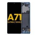 OLED Assembly With Frame For Samsung Galaxy A71 5G (A716U / 2020) (Refurbished) (Prism Cube Blue)
