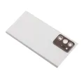 Back Cover Glass With Camera Lens For Samsung Galaxy Note 20 Ultra (No Logo) (Aftermarket Plus) (Mystic White)