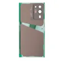 Back Cover Glass With Camera Lens For Samsung Galaxy Note 20 Ultra (No Logo) (Aftermarket Plus) (Mystic White)