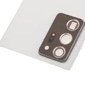 Back Cover Glass With Camera Lens For Samsung Galaxy Note 20 Ultra (No Logo) (Aftermarket Plus) (Mystic White)