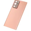 Back Cover Glass With Camera Lens For Samsung Galaxy Note 20 Ultra (No Logo) (Aftermarket Plus) (Mystic Bronze)