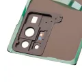 Back Cover Glass With Camera Lens For Samsung Galaxy Note 20 Ultra (No Logo) (Aftermarket Plus) (Mystic Bronze)