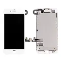Complete LCD Assembly For iPhone 7 (With Steel Plate, Front Camera: Prox Sensor & Earpiece Speaker) (Refurbished) (White)