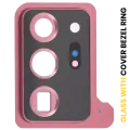 Back Camera Lens With Cover Bezel Ring For Samsung Galaxy Note 20 Ultra (Mystic Bronze)