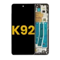 LCD Assembly With Frame For LG K92 5G (Refurbished) (Titan Gray)