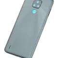 Back cover Glass For Motorola Moto E7 (XT2095 / 2020) (Mineral Gray)