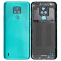Back cover Glass For Motorola Moto E7 (XT2095 / 2020) (Aqua Blue)