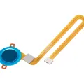 Fingerprint Reader With Flex Cable For Motorola Moto E6 Play (XT2029 / 2019) (Turquoise Blue)