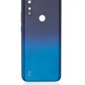 Back cover Glass For Motorola Moto E6S (XT2053 / 2020) (Peacock Blue)