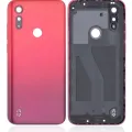 Back cover Glass For Motorola Moto E6S (XT2053 / 2020) (Sunrise Red)