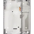 Mid-Frame Housing (With Hard Button) For Motorola Moto G Fast (XT2045-3 / 2020) (Pearl White)