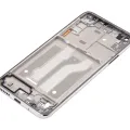 Mid-Frame Housing (With Hard Button) For Motorola Moto G Fast (XT2045-3 / 2020) (Pearl White)