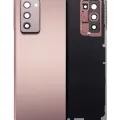 Back Cover Glass With Camera Lens For Samsung Galaxy Z Fold 2 5G (Premium) (Mystic Bronze)