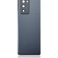 Back Cover Glass With Camera Lens For Samsung Galaxy Z Fold 2 5G (Aftermarket Plus) (Mystic Black)