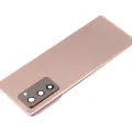 Back Cover Glass With Camera Lens For Samsung Galaxy Z Fold 2 5G (Aftermarket Plus) (Mystic Bronze)