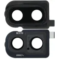 Back Camera Lens With Bracket / Bezel For Samsung Galaxy Z Flip 4G (F700) / Z Flip 5G (F707) (Mirror Black)