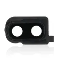 Back Camera Lens With Bracket / Bezel For Samsung Galaxy Z Flip 4G (F700) / Z Flip 5G (F707) (Mirror Black)