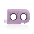 Back Camera Lens With Bracket / Bezel For Samsung Galaxy Z Flip 4G (F700) / Z Flip 5G (F707) (Mirror Purple）