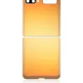 Top & Bottom Back Cover Glass With Camera Lens For Samsung Galaxy Z Flip 4G (F700) / Z Flip 5G (F707) (Aftermarket Plus) (Mirror Gold)