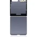 Top & Bottom Back Cover Glass With Camera Lens For Samsung Galaxy Z Flip 4G (F700) / Z Flip 5G (F707) (Aftermarket Plus) (Mirror Gold)