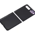 Top & Bottom Back Cover Glass With Camera Lens For Samsung Galaxy Z Flip 4G (F700) / Z Flip 5G (F707) (Aftermarket Plus) (Mirror Purple)