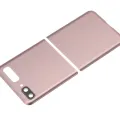 Top & Bottom Back Cover Glass With Camera Lens For Samsung Galaxy Z Flip 4G (F700) / Z Flip 5G (F707) (Aftermarket Plus) (Mystic Bronze)