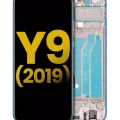 LCD Assembly With Frame For Huawei Y9 (2019) (Refurbished) (Aurora Purple)