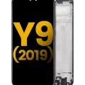 LCD Assembly With Frame For Huawei Y9 (2019) (Refurbished) (Midnight Black)