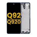 LCD Assembly With Frame For LG Q92 5G / Q920 (Refurbished) (Black)