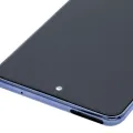 LCD Assembly With Frame For LG Q92 5G / Q920 (Refurbished) (Black)