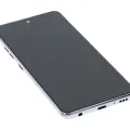 LCD Assembly With Frame For LG Q92 5G / Q920 (Refurbished) (Silver)