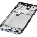 LCD Assembly With Frame For LG Q92 5G / Q920 (Refurbished) (Silver)