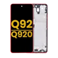 LCD Assembly With Frame For LG Q92 5G / Q920 (Refurbished) (Red)