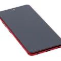 LCD Assembly With Frame For LG Q92 5G / Q920 (Refurbished) (Red)