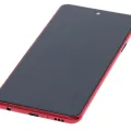LCD Assembly With Frame For LG Q92 5G / Q920 (Refurbished) (Red)