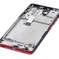 LCD Assembly With Frame For LG Q92 5G / Q920 (Refurbished) (Red)