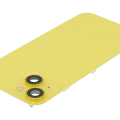 Back Glass w/ MagSafe Magnet For iPhone 14 (Aftermarket) (Yellow) (No Logo)