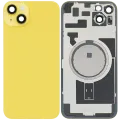Back Glass w/ MagSafe Magnet For iPhone 14 Plus (Aftermarket) (Yellow) (No Logo)