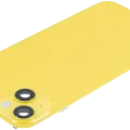Back Glass w/ MagSafe Magnet For iPhone 14 Plus (Aftermarket) (Yellow) (No Logo)