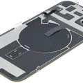 Back Glass w/ MagSafe Magnet & NFC & Flashlight Flex For iPhone 14 Plus (Aftermarket) (No Logo) (Yellow)