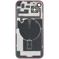 Back Glass w/ MagSafe Magnet For iPhone 14 Plus (Used OEM Pull: Grade A) (Red)