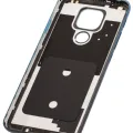 Back cover Glass For Motorola Moto E7 Plus (XT2081 / 2020) (Navy Blue)