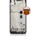LCD Assembly With Frame For Motorola One 5G Ace (XT2113-2 / 2021) (Refurbished) (Volcanic Gray)