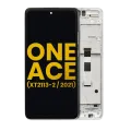 LCD Assembly With Frame For Motorola One 5G Ace (XT2113-2 / 2021) (Refurbished) (Frosted Silver)