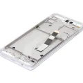 LCD Assembly With Frame For Motorola One 5G Ace (XT2113-2 / 2021) (Refurbished) (Frosted Silver)