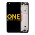 LCD Assembly With Frame For Motorola One 5G (XT2075-2 / 2020) (Refurbished) (Surfing Blue)