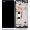 LCD Assembly With Frame For Motorola One 5G (XT2075-2 / 2020) (Refurbished) (Surfing Blue)