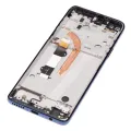 LCD Assembly With Frame For Motorola One 5G (XT2075-2 / 2020) (Refurbished) (Surfing Blue)